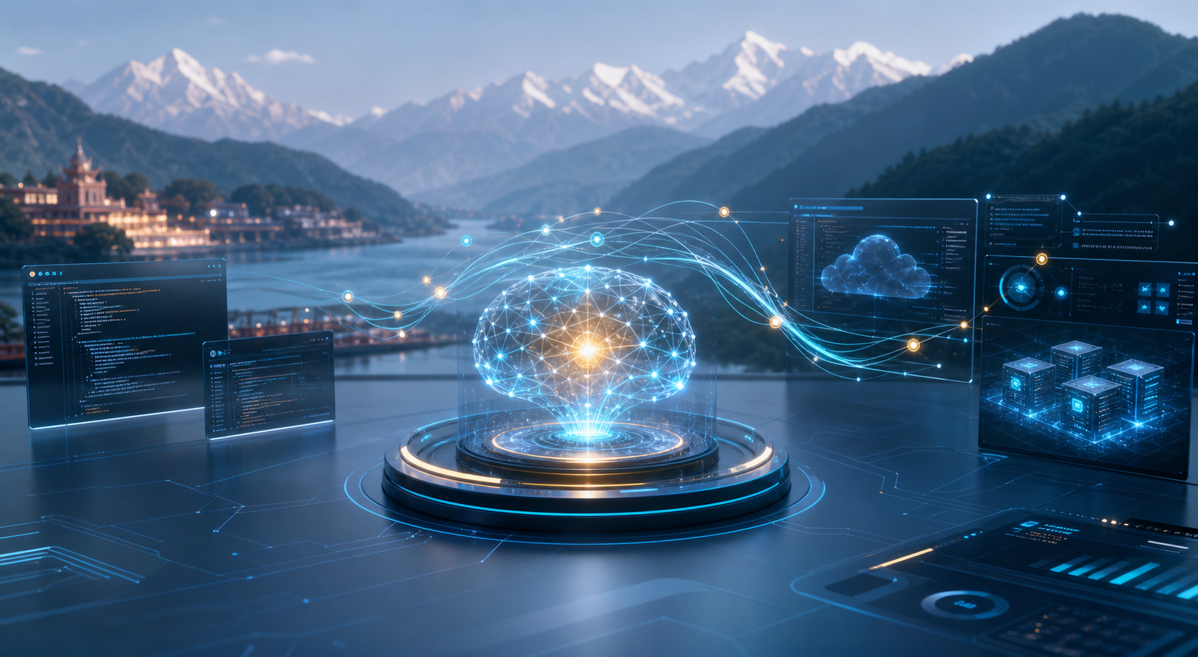 AI software development company in Haridwar building automation, cloud systems, and intelligent applications